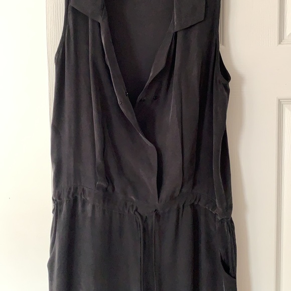 Dolan Black silk jumpsuit - Picture 5 of 6
